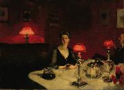 John Singer Sargent A Dinner Table at Night (The Glass of Claret) (mk18) Spain oil painting artist